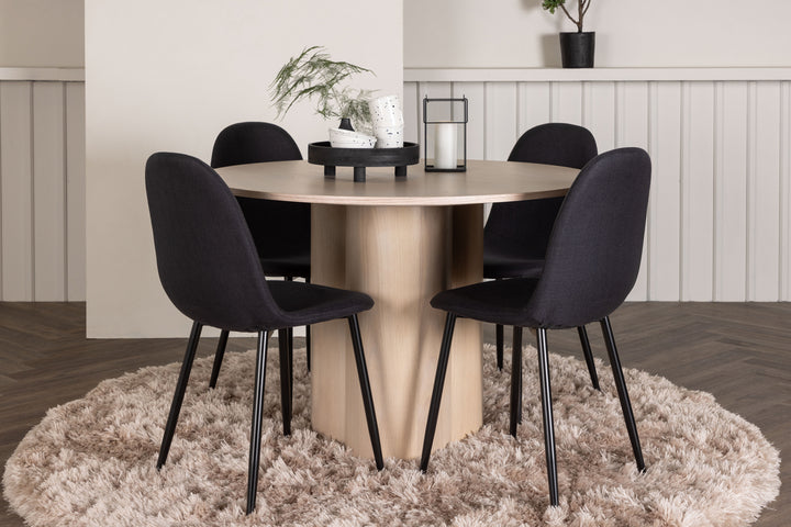 Polar & Olivia Matgrupp Svart/Vitputsad