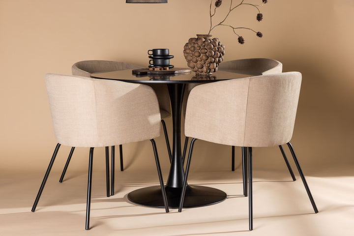 Berit & Glade Matgrupp Beige/Svart