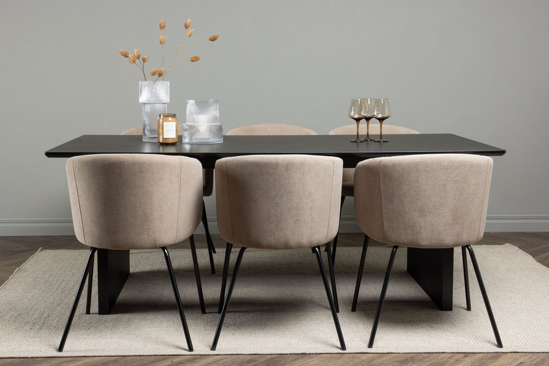 Berit & Vail Matgrupp Beige/Svart