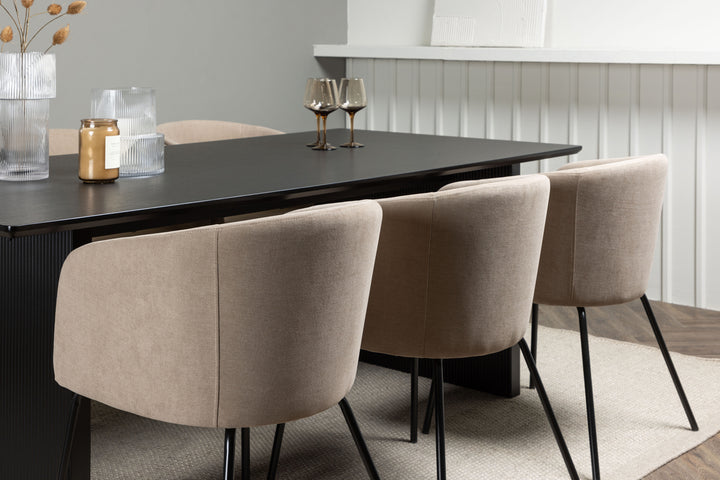 Berit & Vail Matgrupp Beige/Svart