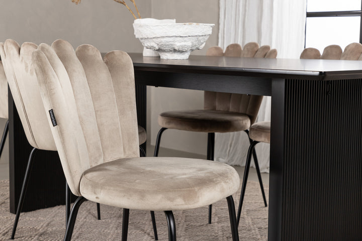 Limhamn & Vail Matgrupp Beige/Svart