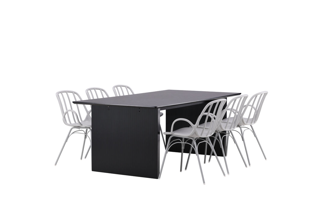 Dyrön & Vail Matgrupp Ljusgrå/Svart