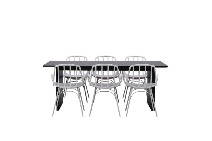 Dyrön & Vail Matgrupp Ljusgrå/Svart