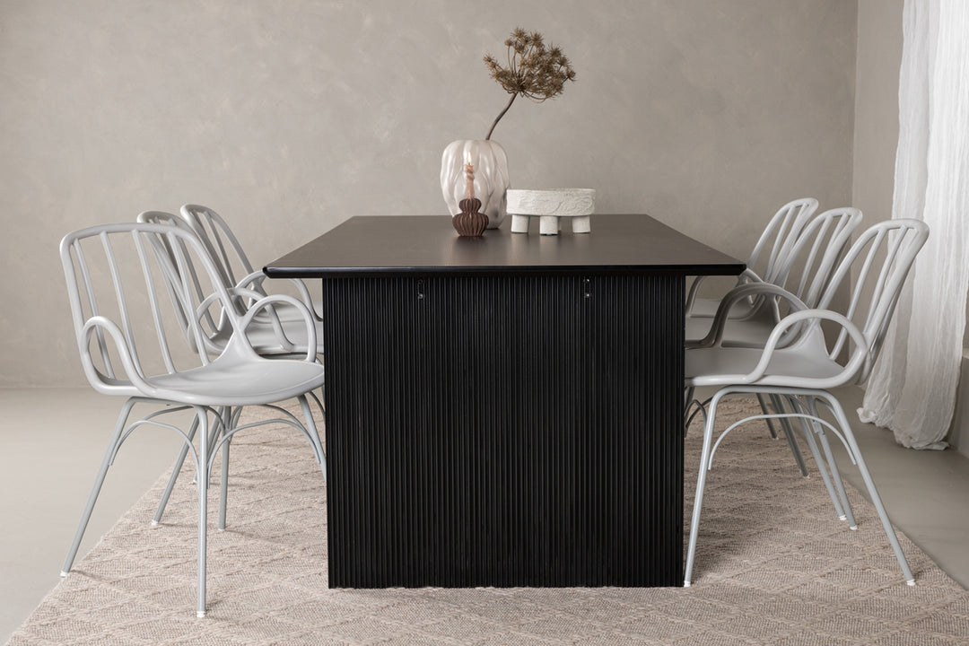 Dyrön & Vail Matgrupp Ljusgrå/Svart