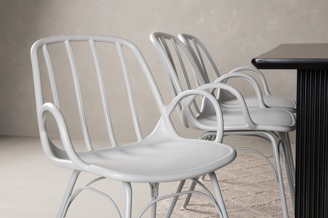 Dyrön & Vail Matgrupp Ljusgrå/Svart