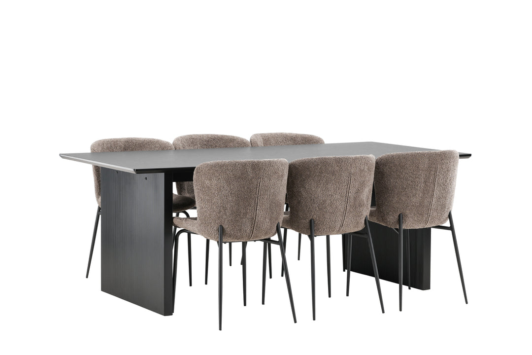 Modesto & Vail Matgrupp Beige/Svart