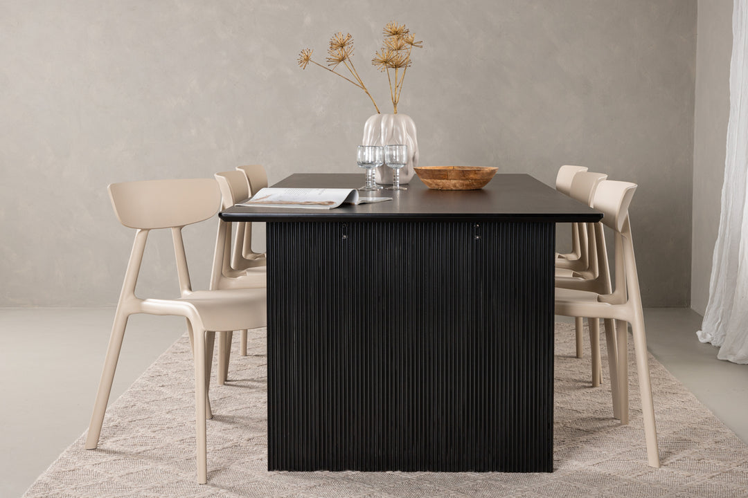 Ursholmen & Vail Matgrupp 2-pack Beige/Svart