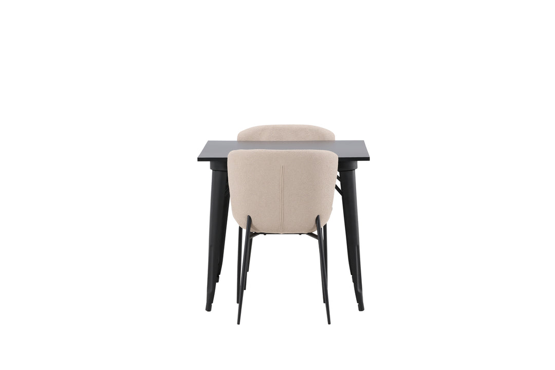 Tempe & Modesto Matgrupp Svart/Beige