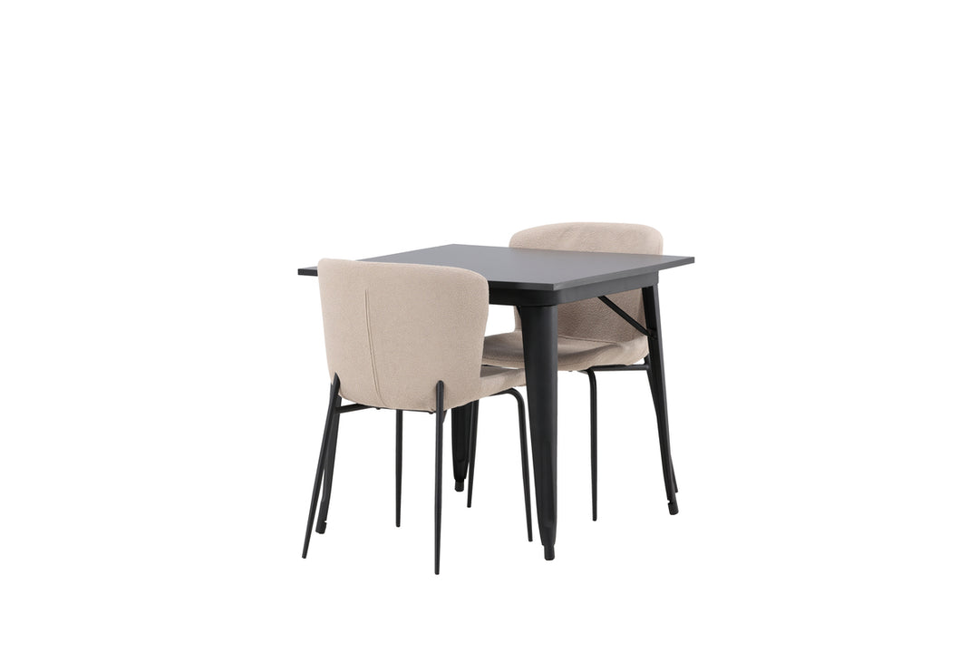 Tempe & Modesto Matgrupp Svart/Beige