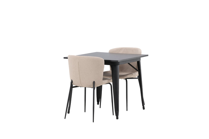 Tempe & Modesto Matgrupp Svart/Beige