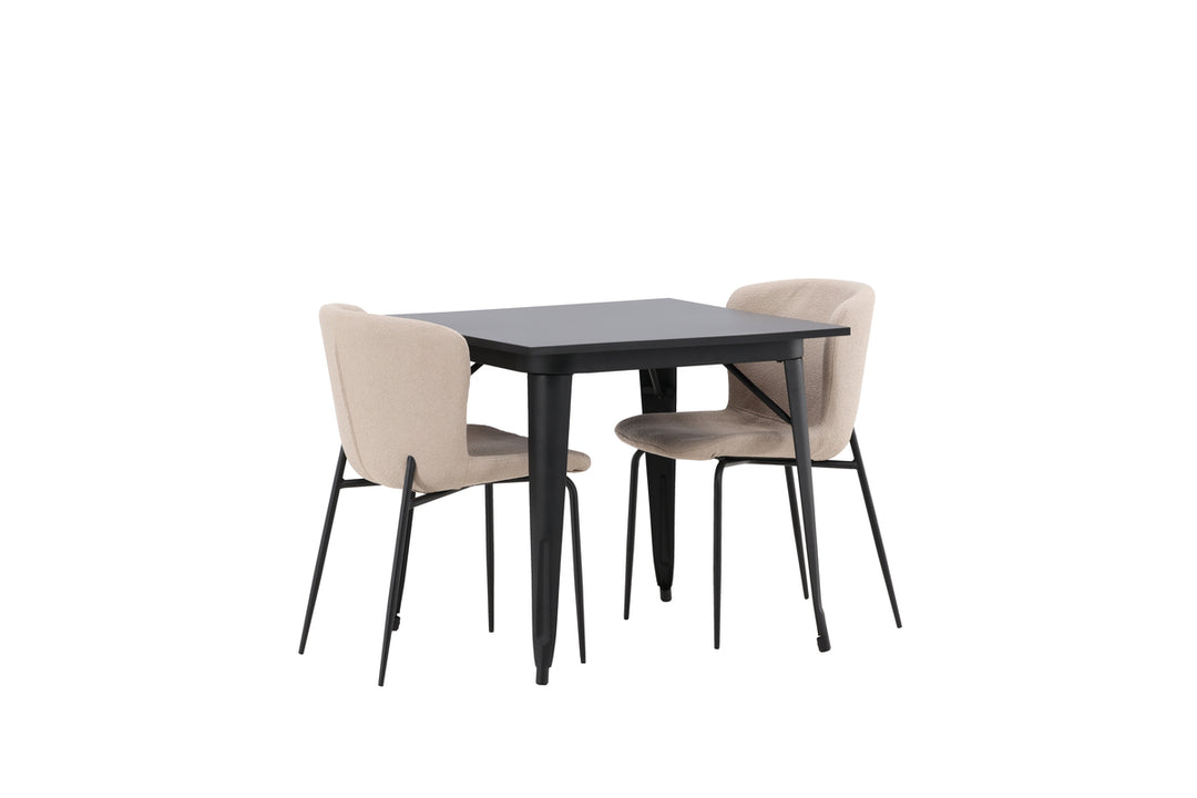 Tempe & Modesto Matgrupp Svart/Beige