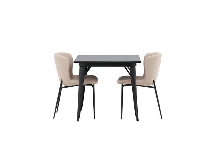 Tempe & Modesto Matgrupp Svart/Beige