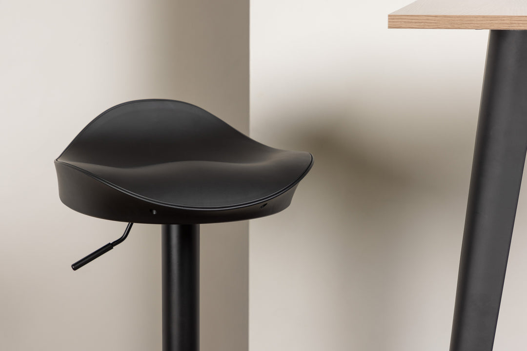 Tempe & Adesto Barbord + Barstolar Svart