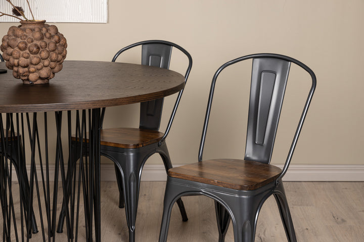 Tempe & Stone Matgrupp Valnöt/Mocka