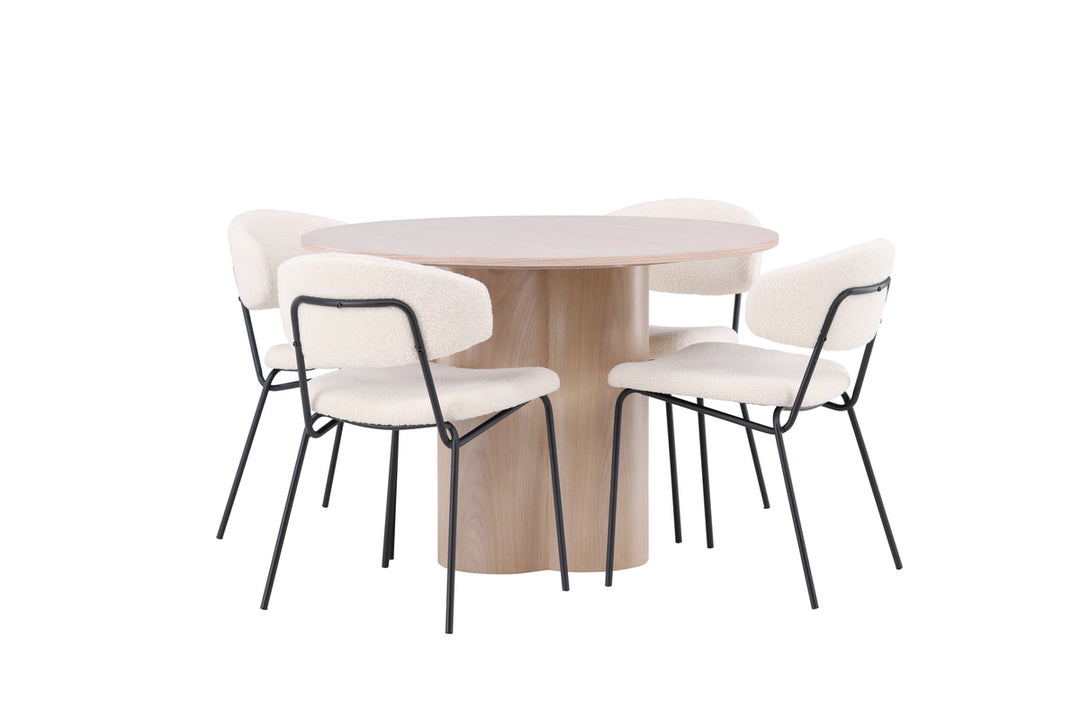 Chico & Olivia Matgrupp Vit/Vitputsad