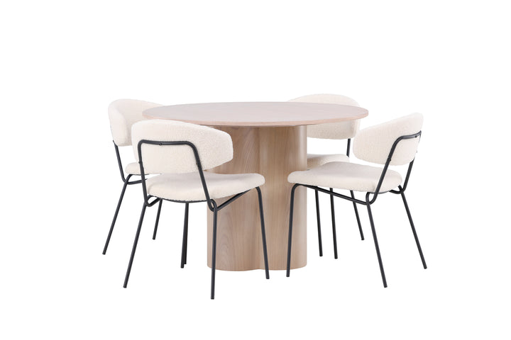 Chico & Olivia Matgrupp Vit/Vitputsad