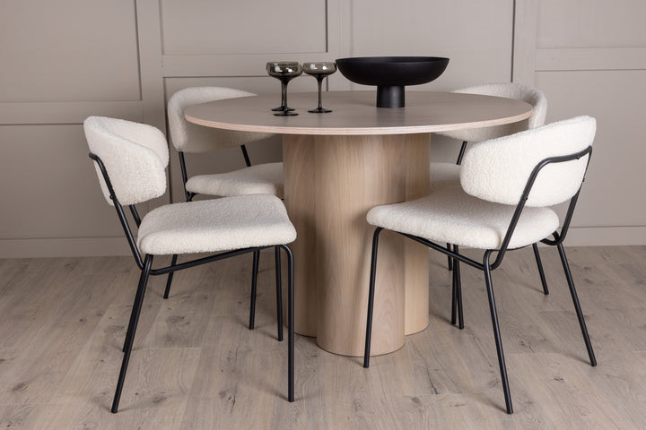 Chico & Olivia Matgrupp Vit/Vitputsad