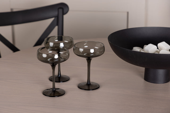 Crosett & Olivia Matgrupp Svart/Vitputsad