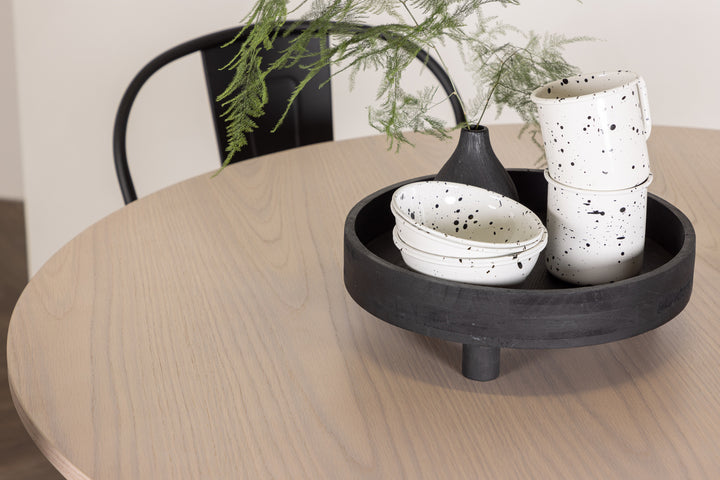 Tempe & Olivia Matgrupp Svart/Vitputsad