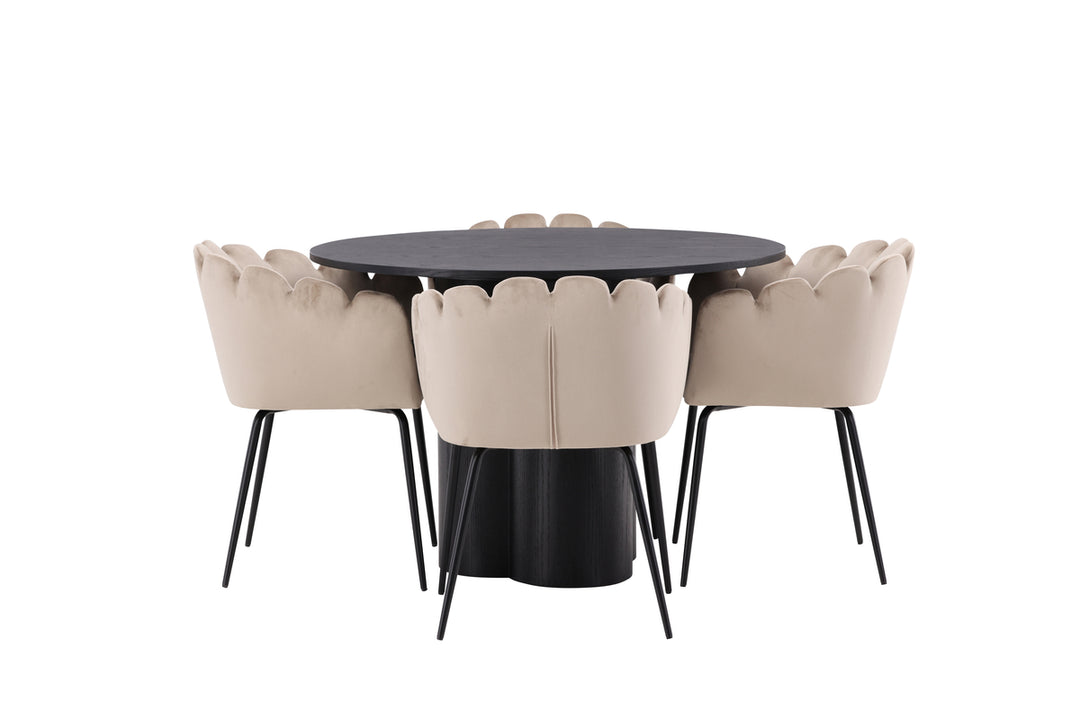 Limhamn & Olivia Matgrupp Beige/Svart