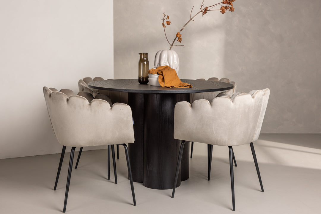 Limhamn & Olivia Matgrupp Beige/Svart