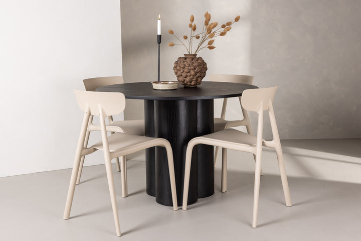 Ursholmen & Olivia Matgrupp Beige/Svart