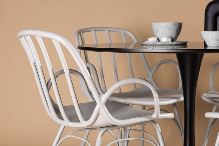 Dyrön & Glade Matgrupp Ljusgrå/Svart