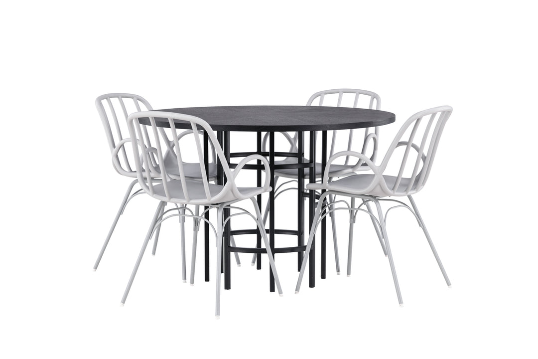 Dyrön & Copenhagen Matgrupp Ljusgrå/Svart