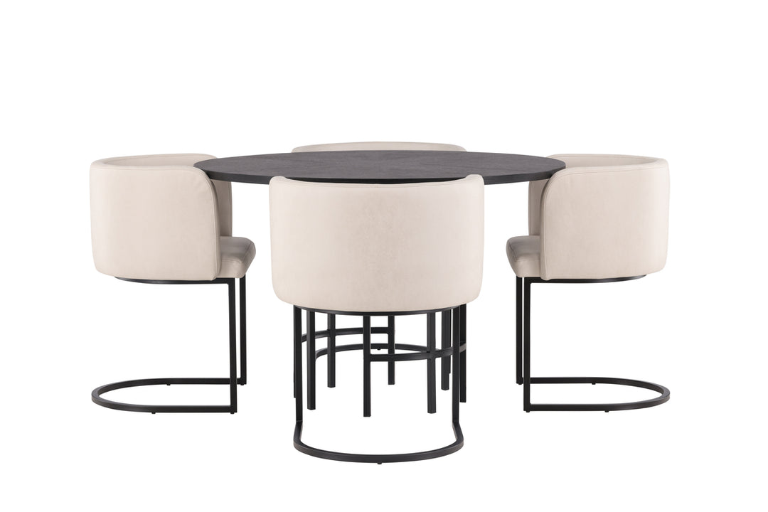 Copenhagen & Simrishamn Matgrupp Svart/Beige