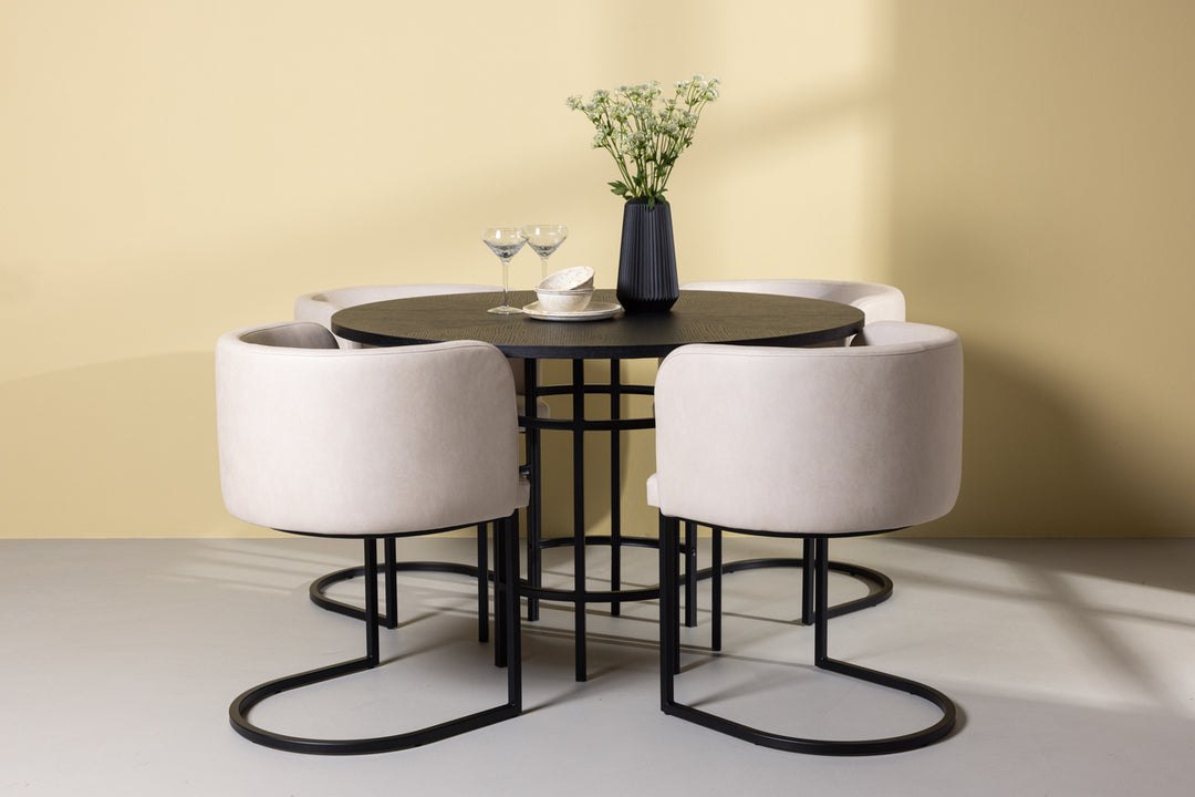 Copenhagen & Simrishamn Matgrupp Svart/Beige