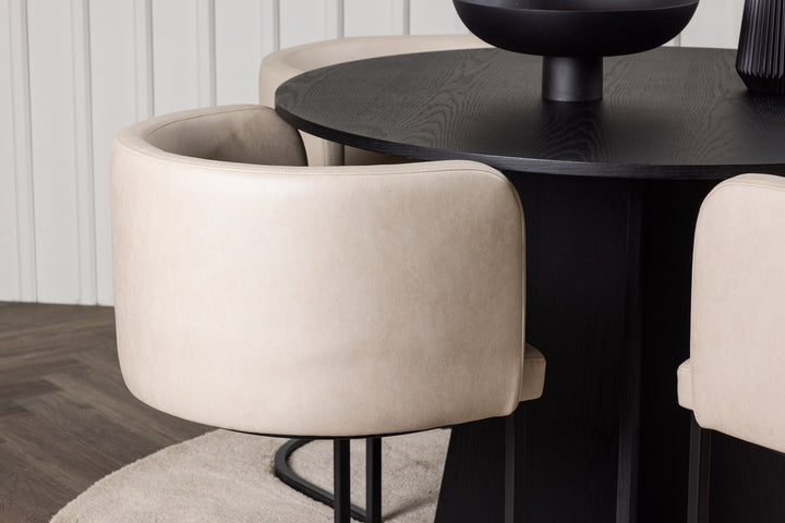 Bootcut & Simrishamn Matgrupp Svart/Beige