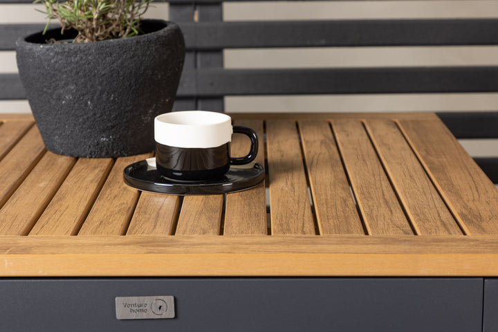 Copacabana & Diego Matstolar + Cafebord Svart