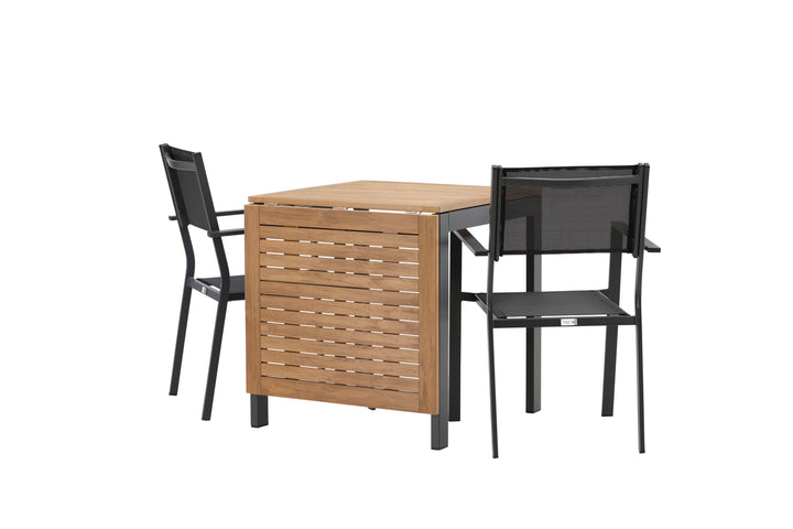 Copacabana & Diego Matstolar + Cafebord Svart