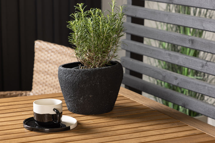 Malina & Diego Matstolar Natur +  Cafebord Svart