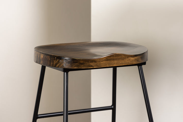 Tempe & Ozark Barbord + Barstolar Svart