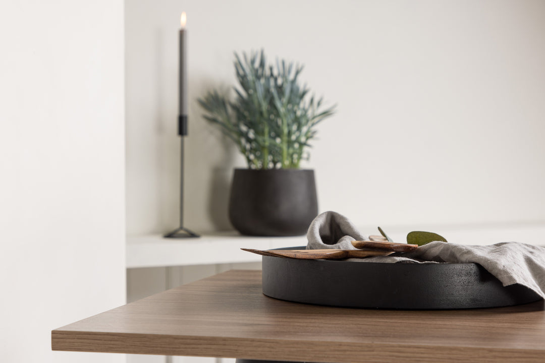 Tempe & Ozark Barbord + Barstolar Svart