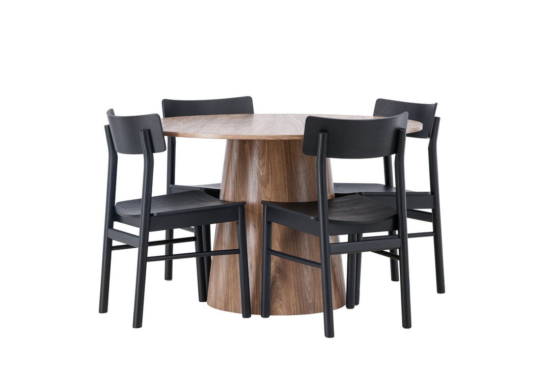 Montros & Lanzo Matgrupp Svart/Natur