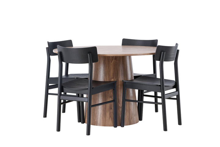 Montros & Lanzo Matgrupp Svart/Natur