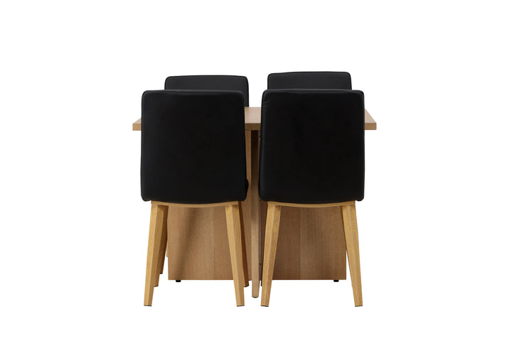 Leo & Today Matgrupp Natur/Svart