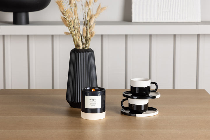 Kenth & Leo Matgrupp Svart/Natur