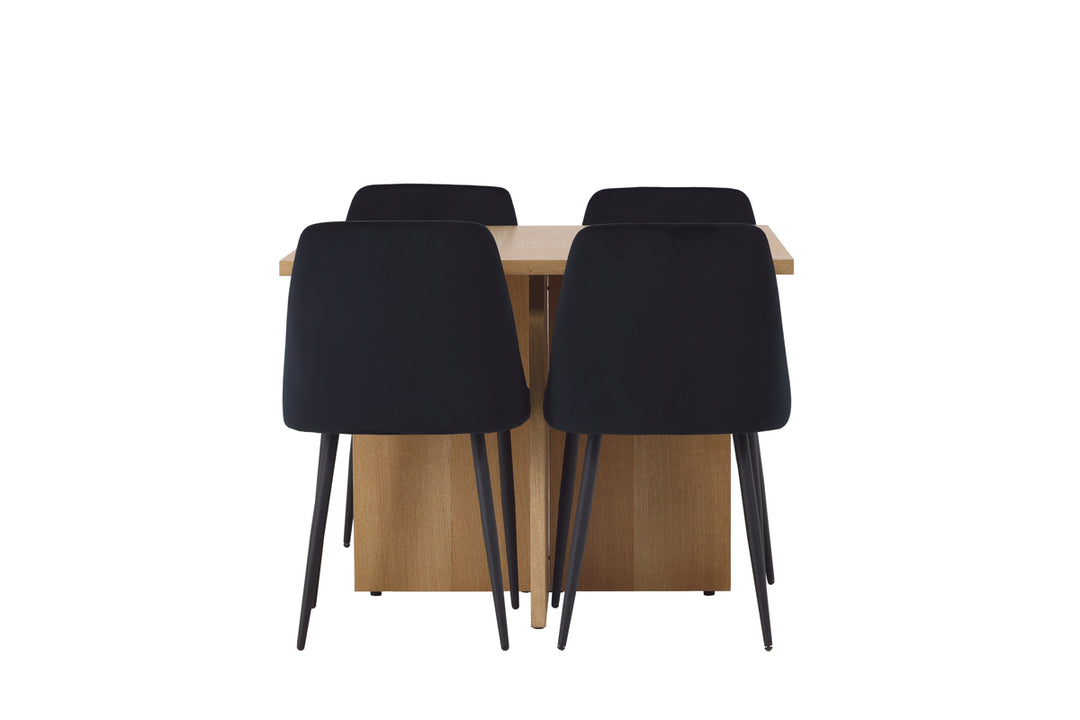 Leo & Night Matgrupp Natur/Svart