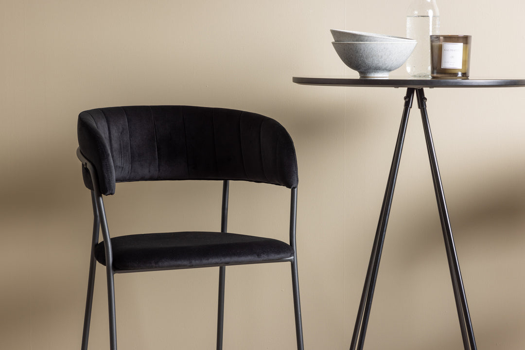 Lui & Bistro Barstolar + Barbord Svart