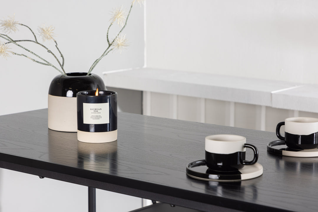 Tempe & Rax Barstolar + Barbord Svart