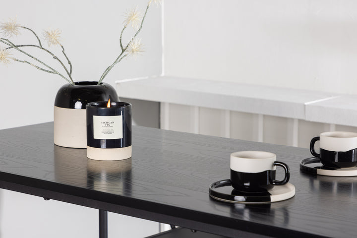 Tempe & Rax Barstolar + Barbord Svart