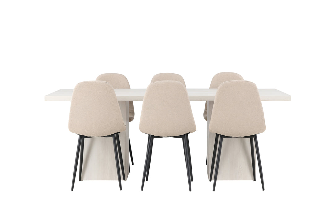 Polar & Olga Matgrupp Beige/Vit