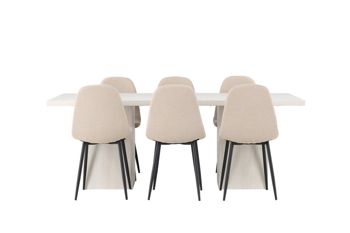 Polar & Olga Matgrupp Beige/Vit