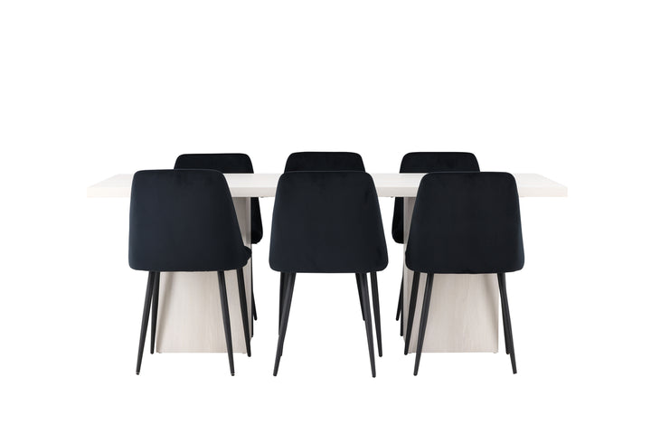 Night & Olga Matgrupp Svart/Vit