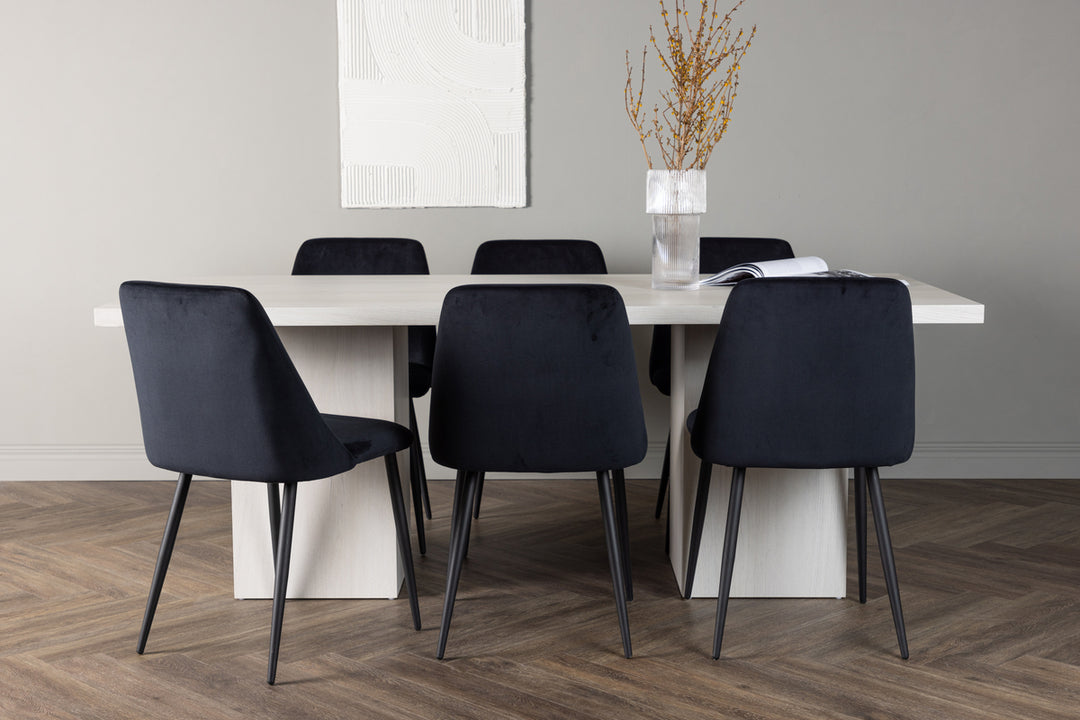 Night & Olga Matgrupp Svart/Vit