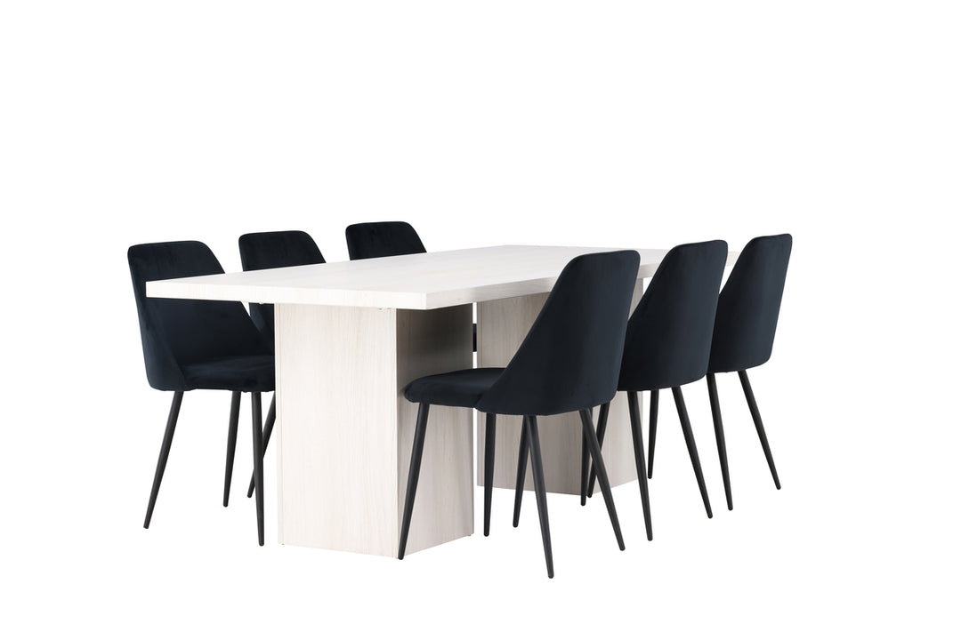 Night & Olga Matgrupp Svart/Vit