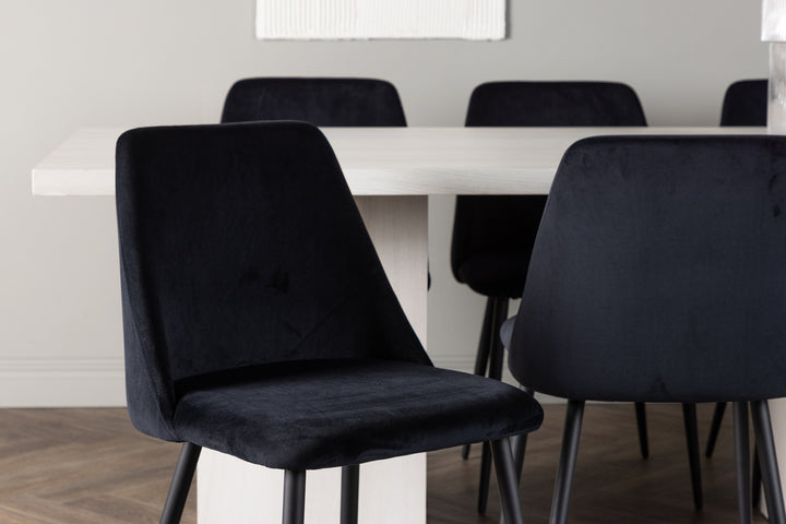 Night & Olga Matgrupp Svart/Vit